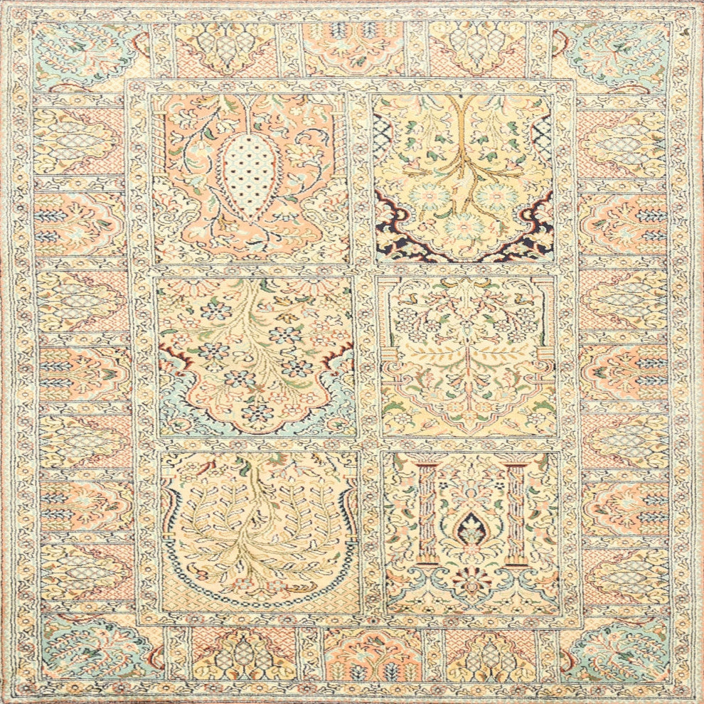 Ahgly Company Indoor Square Traditional Area Rugs, 3' Square