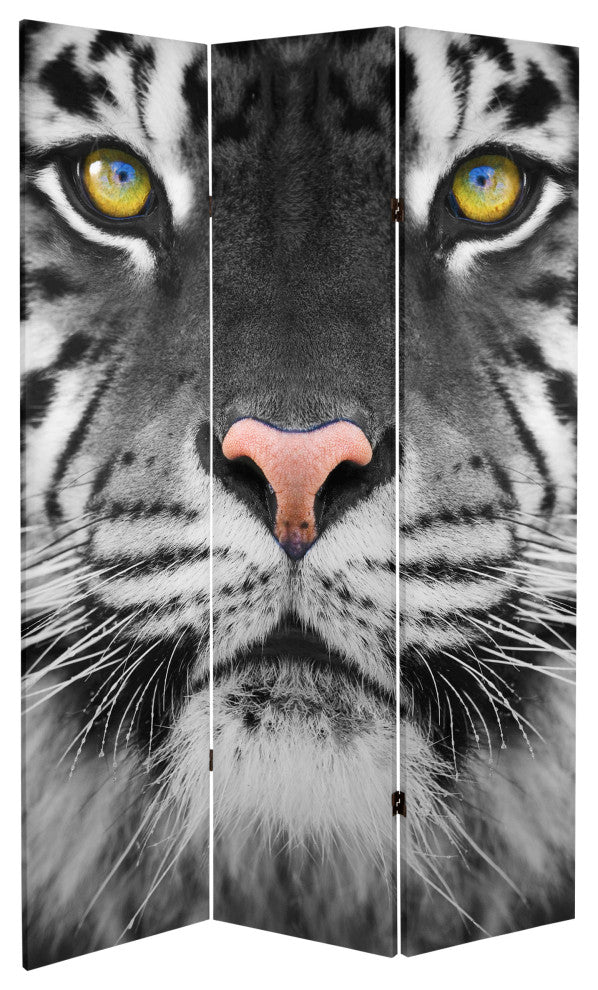 6' Tall Double Sided Tiger Room Divider