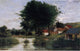 Paul Gauguin Autumn Landscape (also known as Farm and Pond) Gallery Wrap Canvas