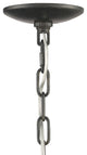 Conduit Large 3-Light Industrial Orb Chandelier