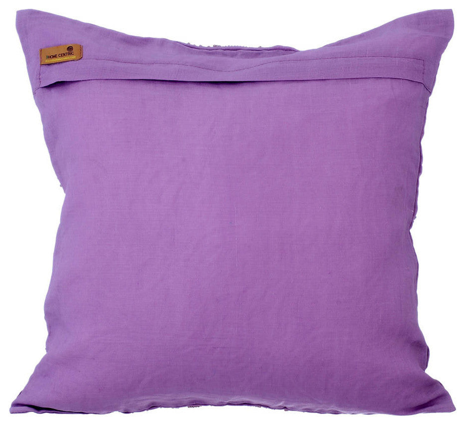 Throw Pillow Covers 16" x 16" Cushion Cover Purple Cotton - Lavender Scented