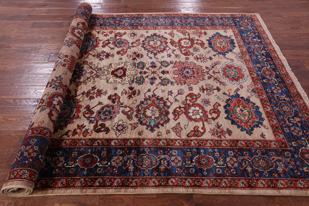 Handmade Persian Fine Serapi Rug 5' 11" X 9' 5" - Q12664