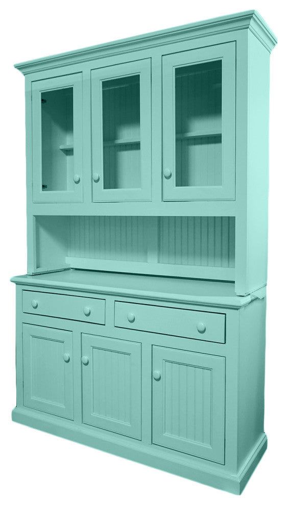 Eagle Furniture, 54" Coastal Dining Buffet, Aqua Fiesta, Without Hutch