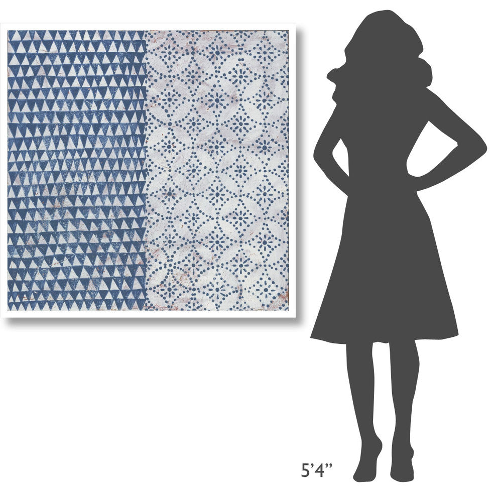 "Maki Tile IV" Digital Paper Print by Kathrine Lovell, 42"x42"