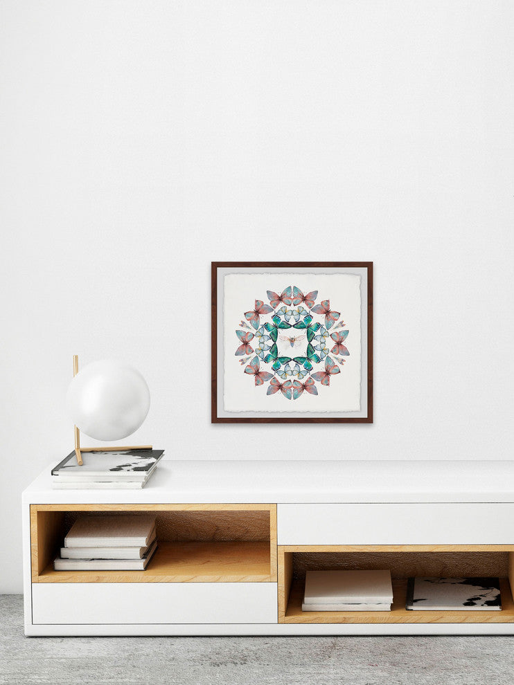 "Bug in the Middle" Framed Painting Print, 18"x18"