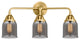 Small Bell Bath Vanity Light, Satin Gold, Plated Smoke, Plated Smoke