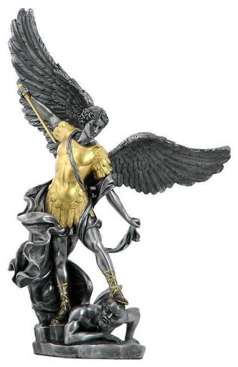 St. Michael Statue- Trampling The Demon