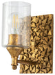 Mosaic 1-Light Bath Vanity Light, Antique Gold