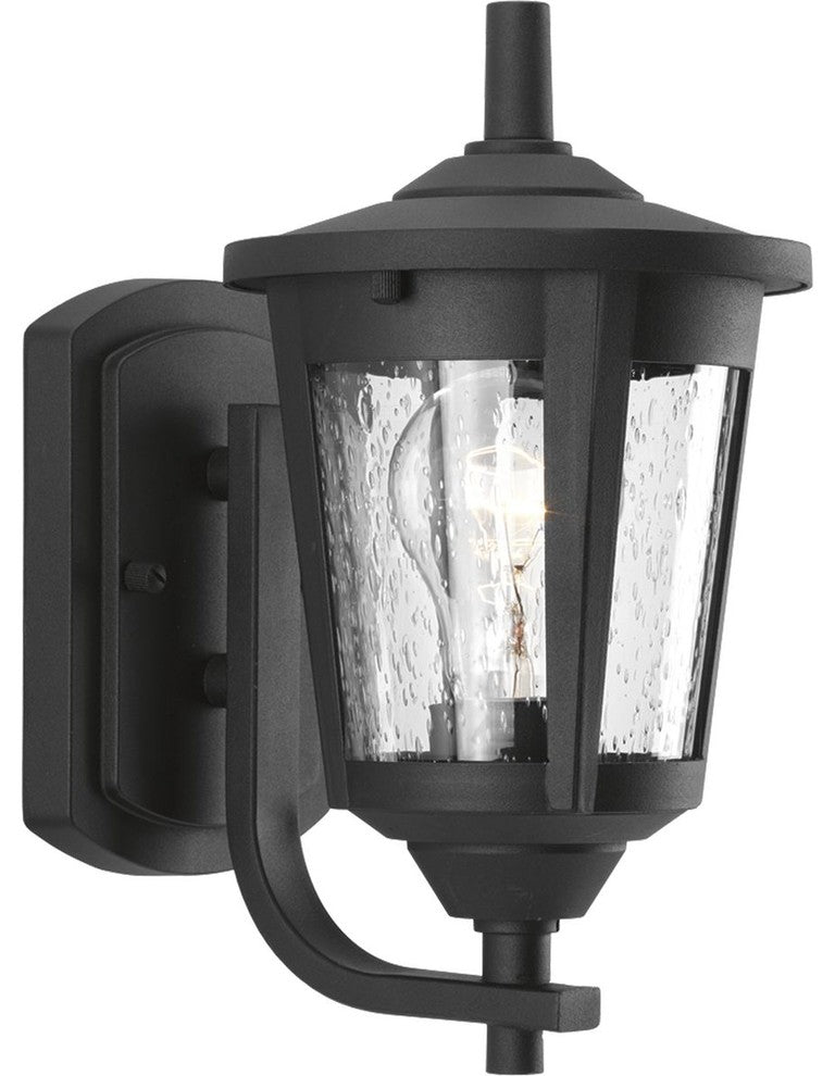 Progress Lighting 1-100W Medium Wall Lantern, Black