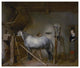 "Horse Stable" Digital Paper Print by Gerard ter Borch, 18"x15"