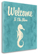 "Welcome To The Shore" By Piper Ballantyne, Giclee Print on Gallery Wrap Canvas