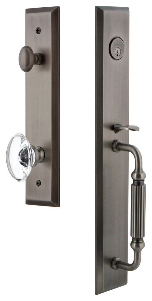 Fifth Avenue 1-Piece Dummy Handleset, F Grip and Provence Knob, 849591