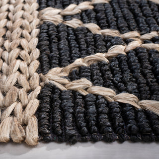 Safavieh Natural Fiber Collection NF951 Rug, Charcoal, 5' X 8'