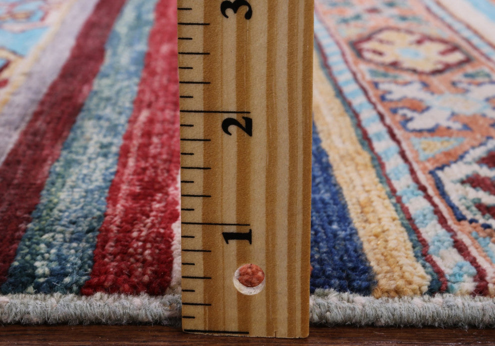 Khorjin Super Kazak Handmade Rug 5' 0" X 6' 4" Q7556