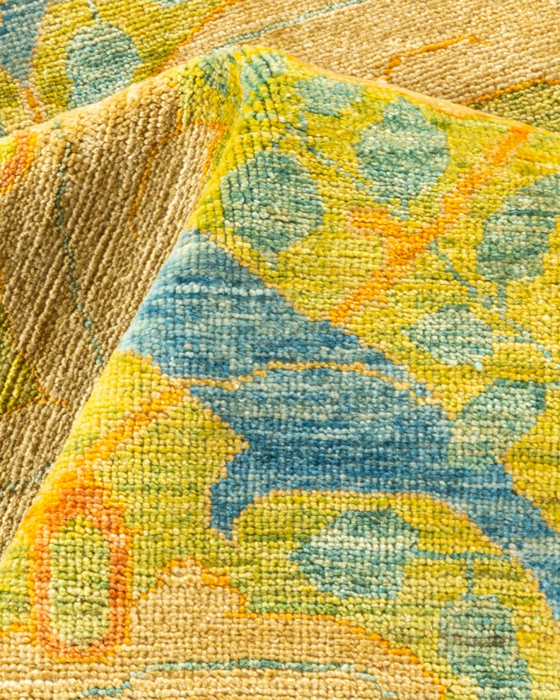 Arts and Crafts, One-of-a-Kind Hand-Knotted Area Rug, 11'10"x17'2"