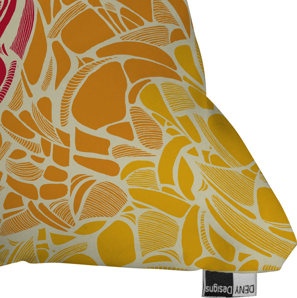 Deny Designs Karen Harris Fossil Blaze Outdoor Throw Pillow