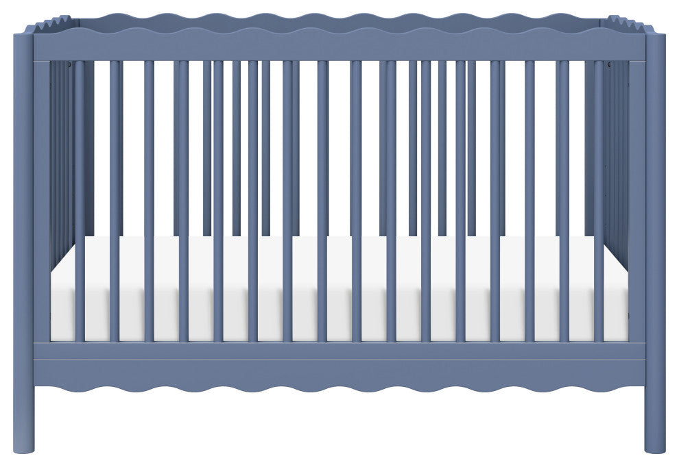 Swell 4-in-1 Convertible Crib With Toddler Bed Conversion Kit, Cove Blue
