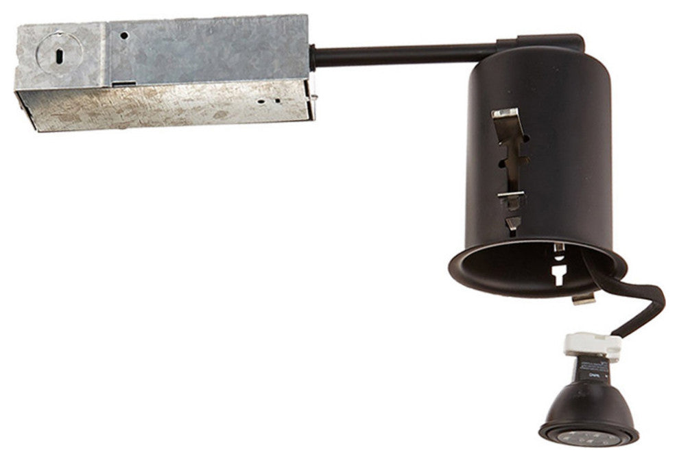 WAC Lighting HR-801-LED GY5.3 New Construction Recessed Housing - Black