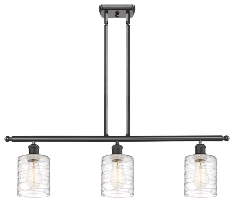 Innovations 516-3I-OB-G1113-LED 3-Light Island Light, Oil Rubbed Bronze