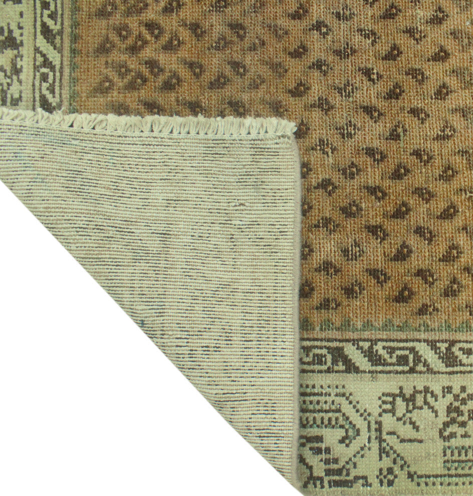 Semi-Antique Bourne Rust/Beige Runner, 3'0x8'10