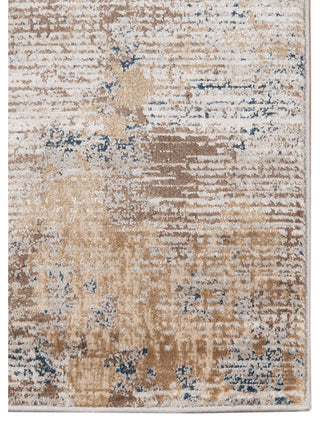 Haleena Menno Gold Polyester Blend Area Rug, 5'3"x7'6"
