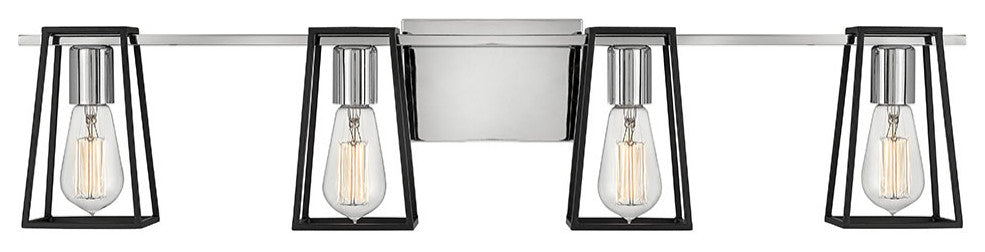 Hinkley Filmore Large Four Light Vanity, Chrome