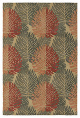 Alfred Shaheen Palm Area Rug, 7'9"x10'6"