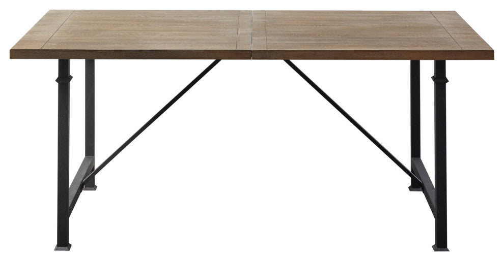 Cirque Rustic Farmhouse Dining Table, Grey, Dining Table