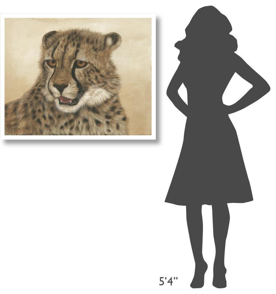 "In the Wild" Digital Paper Print by Jacquie Vaux, 37"x30"