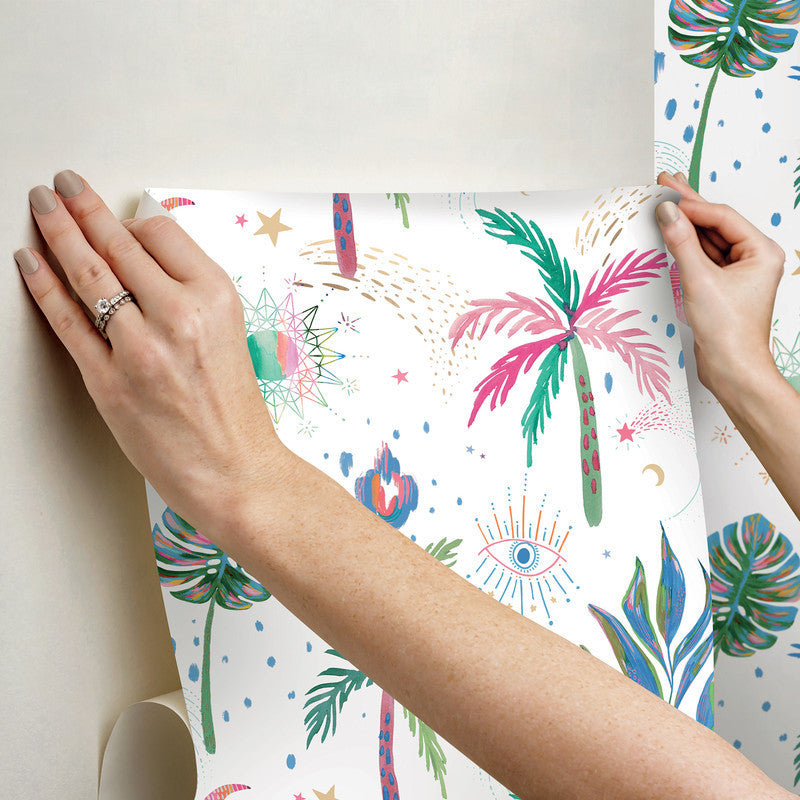 EttaVee Nuit Tropicale Peel & Stick Wallpaper