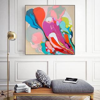 "A mending Hand" Framed Canvas by Giant Art 30"x30"