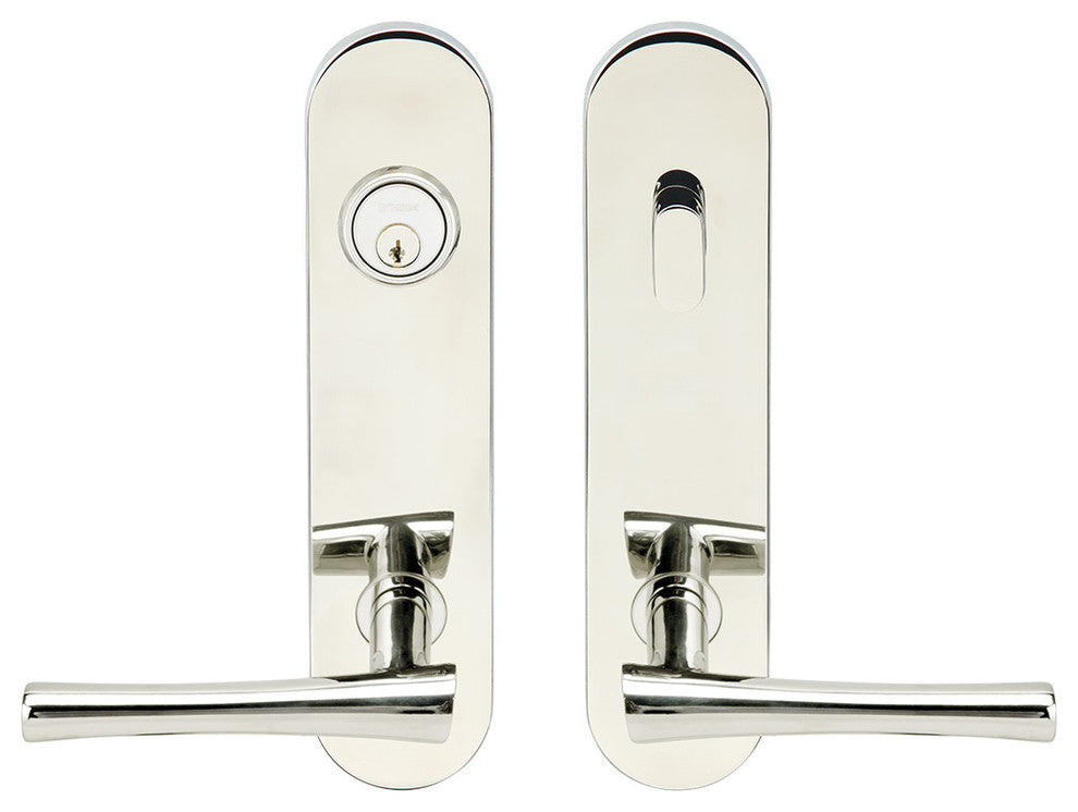 Champagne Lever, Tubular Entry Single Cylinder, RH, Polished Stainless Steel