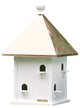 Lazy Hill Farm Designs Square Bird House With Polished Copper Roof