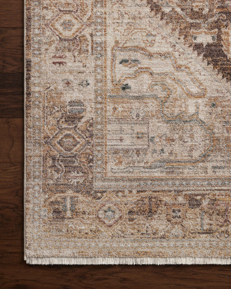 Loloi Lyra Natural / Mocha 2'-7" x 10'-0" Runner Rug
