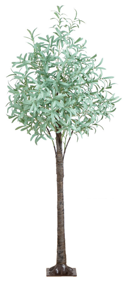 6ft. Lighted Artificial Olive Tree With 420 Warm White LED Lights