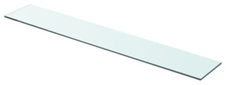 vidaXL Wall Shelf Floating Shelf Display Shelf Wall Mounted 2 Pcs Tempered Glass