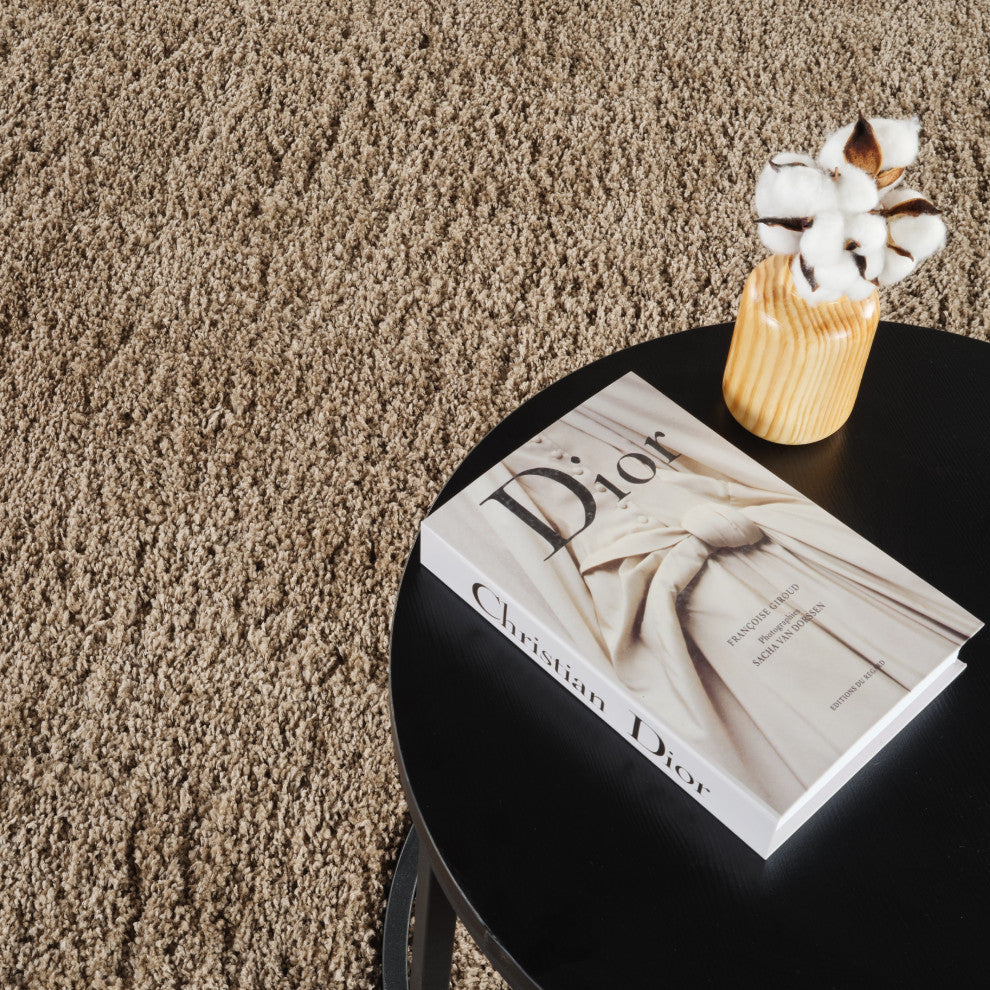 Shag Ivy Brown/Rug, Brown, 7'10"x10'