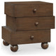 Askew Oak Veneer Nightstand, Brown