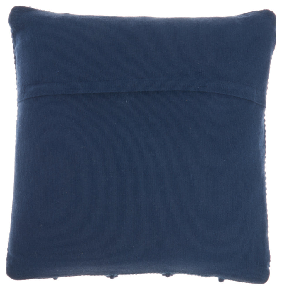 Mina Victory DC173 Throw Pillow, Navy, 20" x 20"
