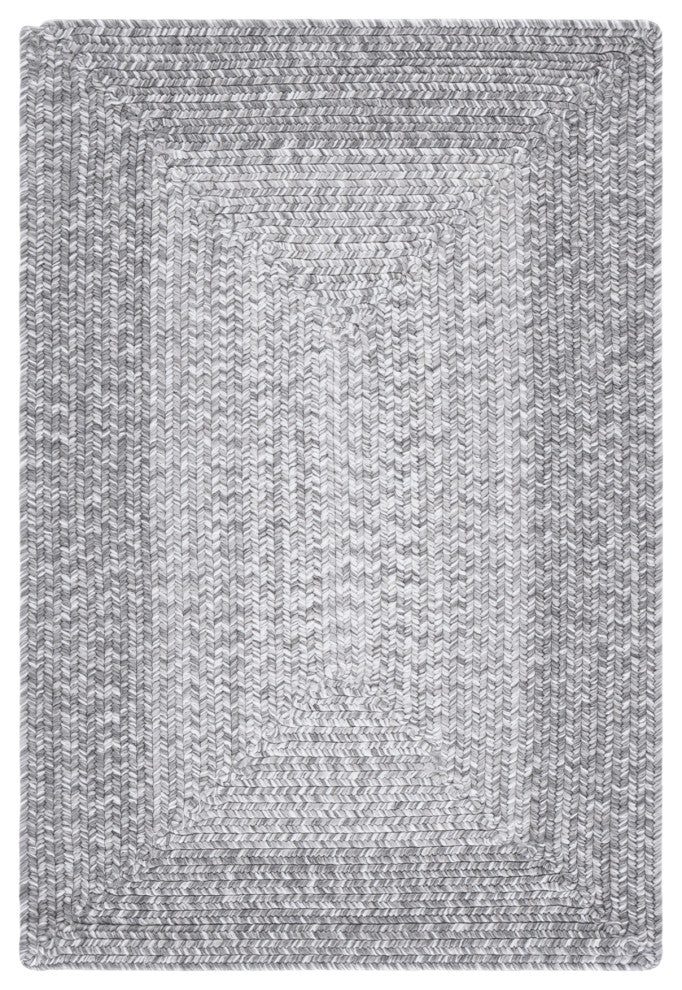 Safavieh Braided BRA220 Rug Machine-Washable, Grey, 2'x3'
