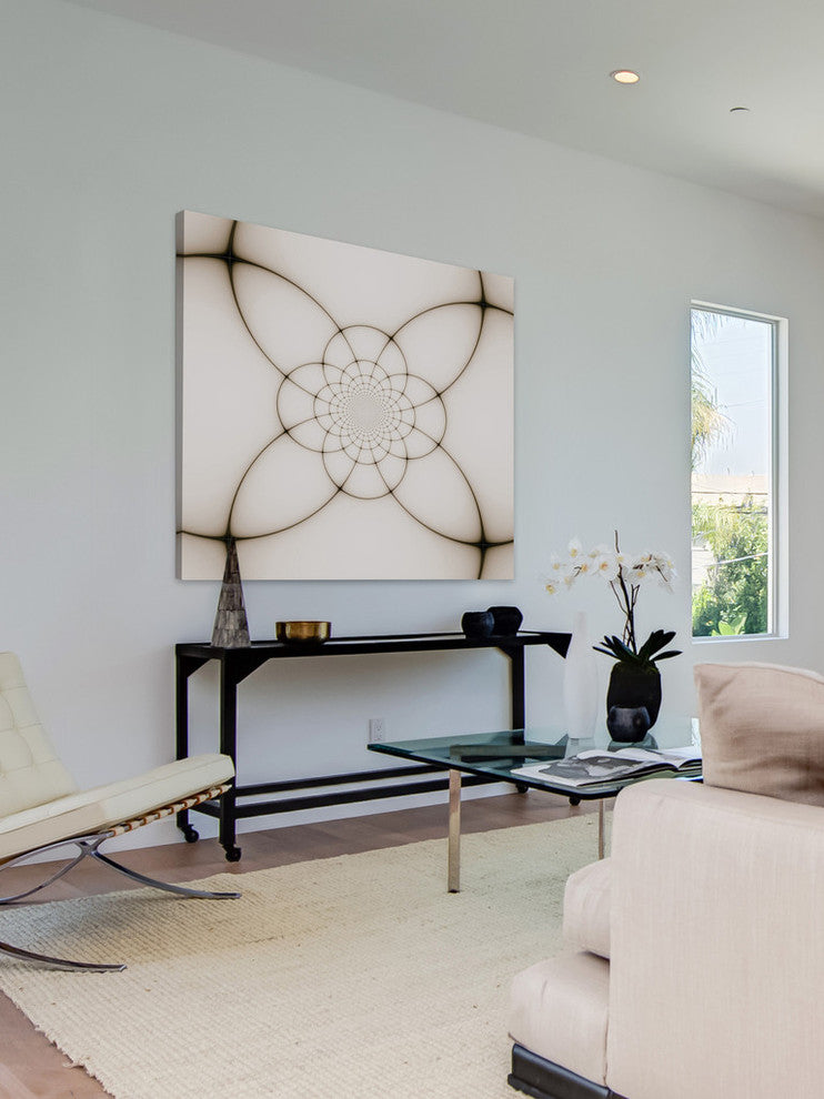 "Petal View" Painting Print on Wrapped Canvas