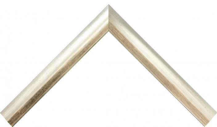 Rubbed Silver Picture Frame, 1-1/2", Easle Back, Traditional, 8 x 10