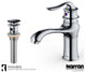 Karran KBF430 1-Hole 1-Handle Basin Faucet With Pop-up Drain, Chrome