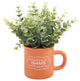 Euc In Thankful Ceramic Mug 4.25X3X3