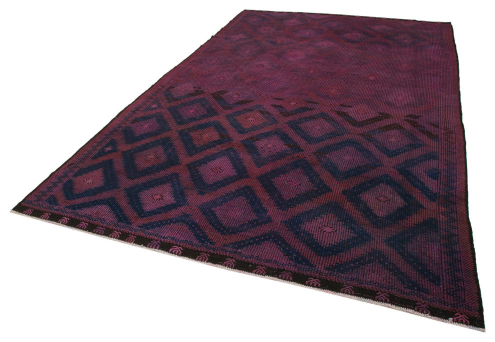 Rug N Carpet - Handwoven Anatolian 7' 3'' x 11' 8'' Rustic Wool Kilim Rug