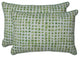 Alauda Grasshopper Over-sized Rectangular Throw Pillow, Set of 2
