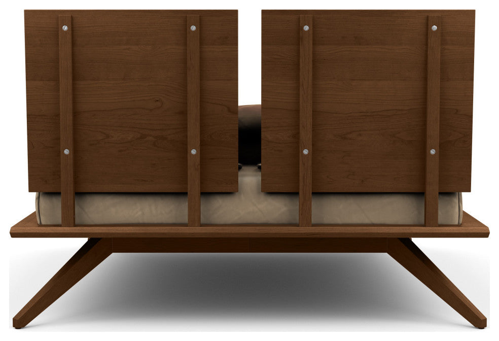 Copeland Astrid Bed With 2 Headboard Panels, Saddle Cherry, King