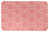 Pink Sun Pattern 24x17 Bath Mat
