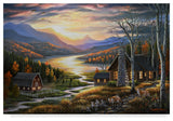 "Evening Guests" by Chuck Black, Canvas Art, 16"x24"
