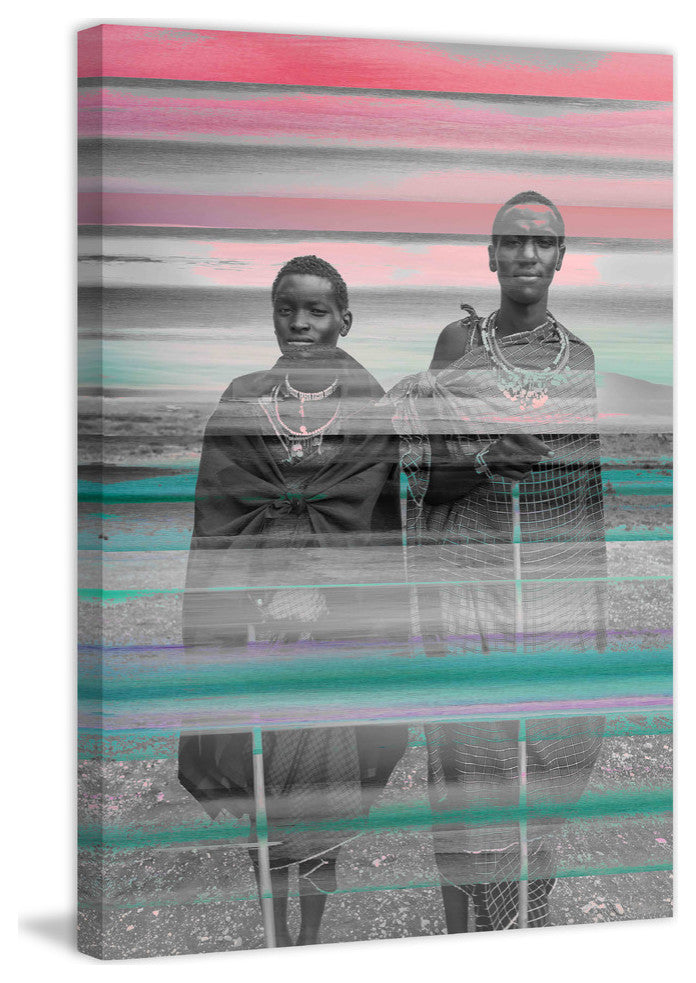 "People of Africa" Print on Canvas, 16"x24"